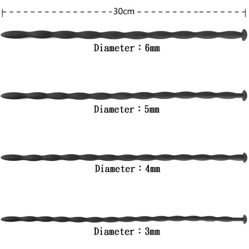 30CM Long Silicone Urethral Sound Catheter Penis Plug Male Masturbator Penis Inserts Stimulation Dilator Chastity Adult Sex Toys urethral dilator silicone urethral dilator