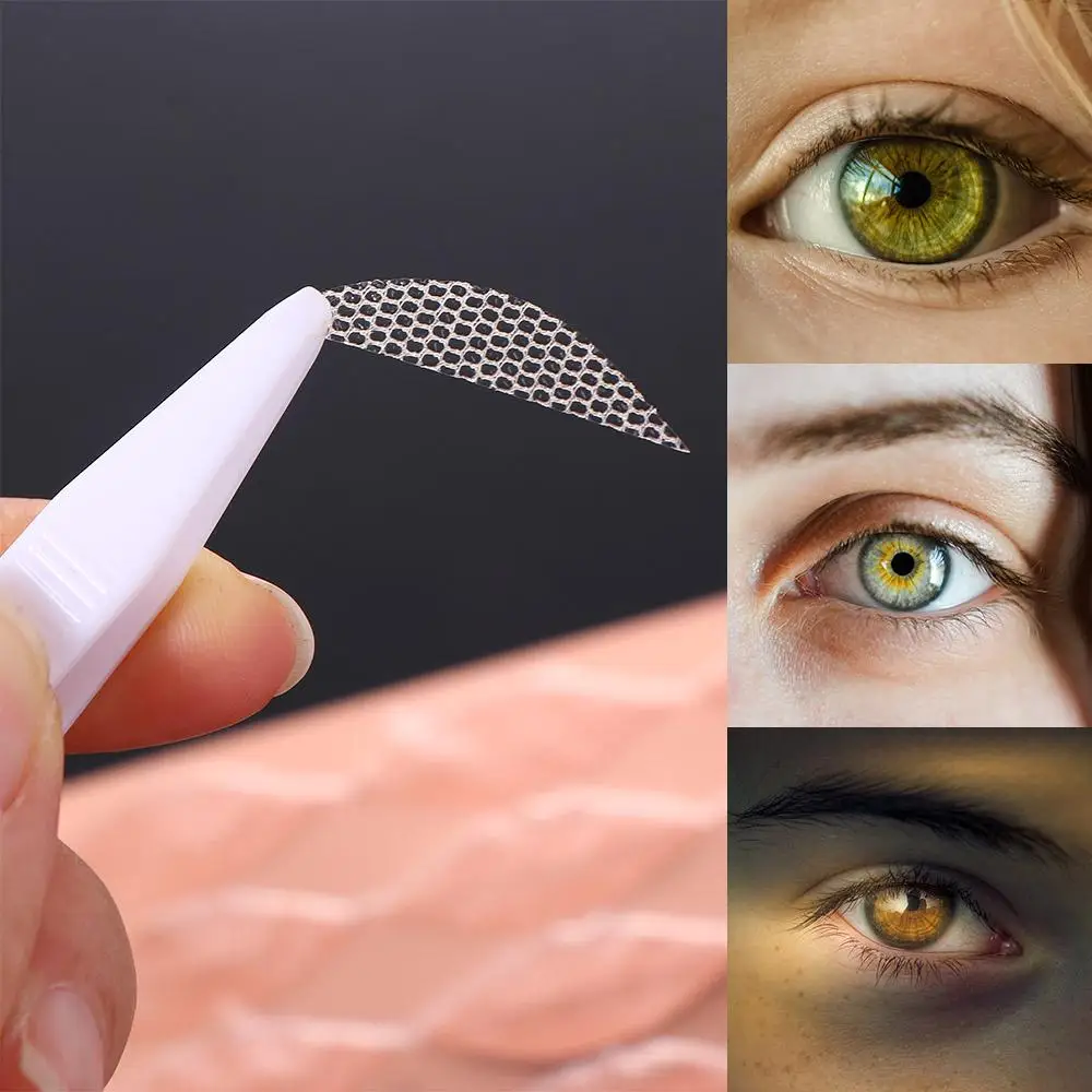 Description Picture 3 of itemLift Strips Women with Auxiliary Tool Invisible Eye Stickers Double Eyelid Tape Lace Mesh Eyelid Sticker Self-adhesive Fiber