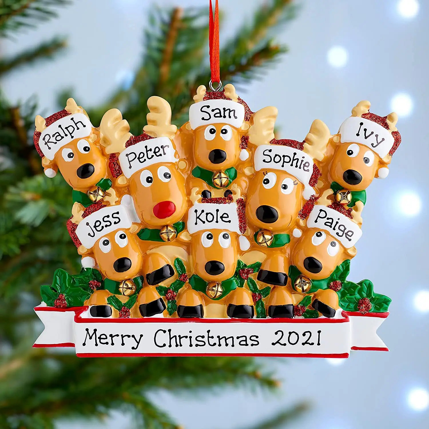 Christmas Decorations Family Christmas Pendant Ornament