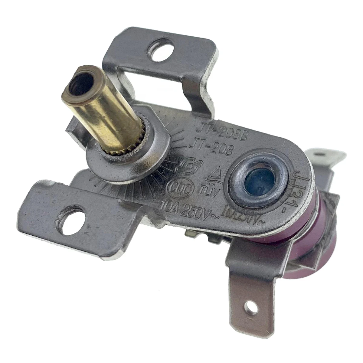 JT208B16A250VBimetalAdjustableThermostatSwitch90Temperature
