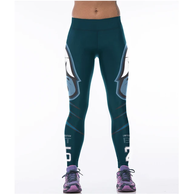 Women Sports Leggings Eagle Hawk Print 3D Quick Dry Gym Legging Running  Sportwear High Waist Slim