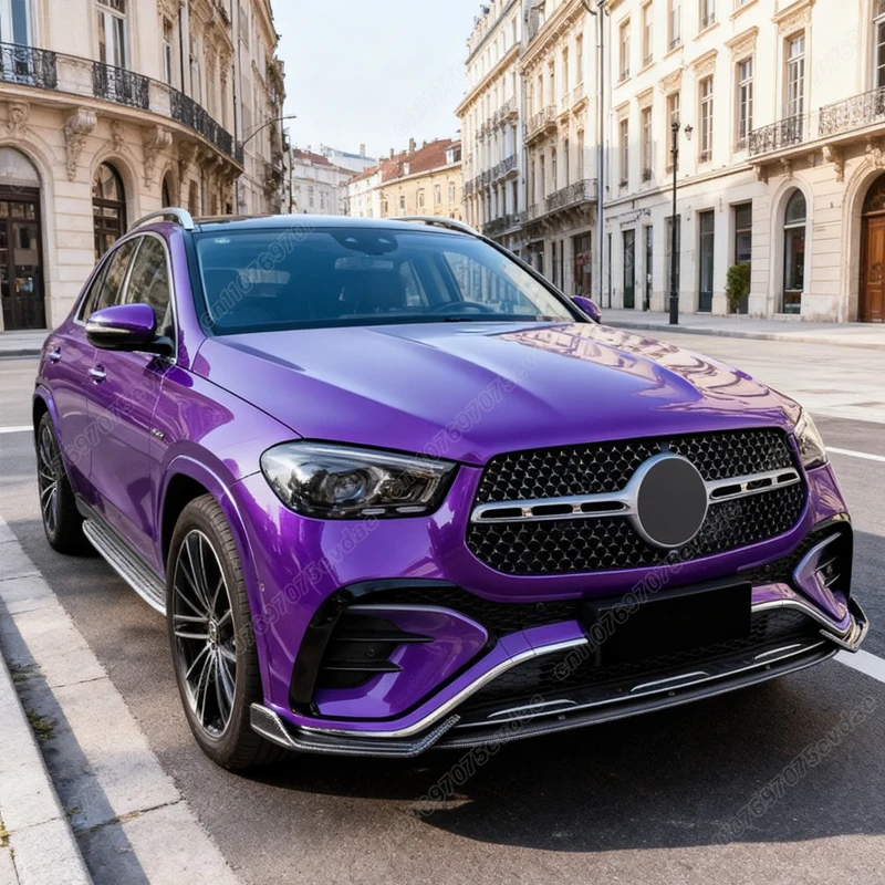 벤츠 GLE-클래스 GLE 쿠페 W167 C167 AMG 2024 2025 차량용 프론트 범퍼 립 ABS 스포츠 윈드 스포일러 스플리터 바디 개조 키트