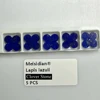 Meisidian 4 Leaf Clover 5 PCS 8-23mm Onyx Black Agate Blue Lapis Lazuli Four Leaf Clover Stone 1