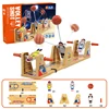 Children Early Education Tabletop Swing Basketball Desktop Game 2 Player Battle Volley Shot Interactive Board Game Toy 1