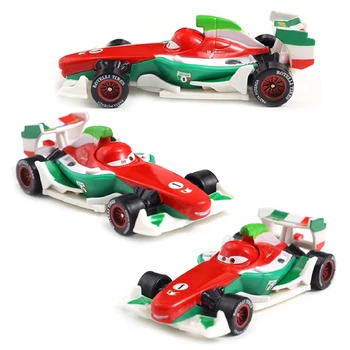 Disney Pixar Cars Toy Anime Figure Francesco Bernoulli F1 Racing Car King Lightning McQueen 1:55 Die Cast Alloy Vehicle Gifts