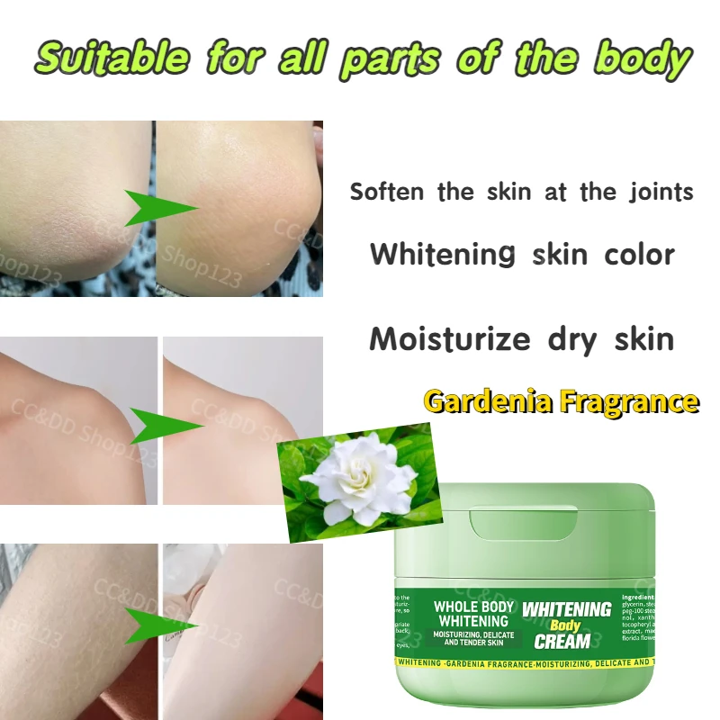 

Gardenia fragrance body milk body cream rich in vitamin e whitening factor body skin moisturizing 110g