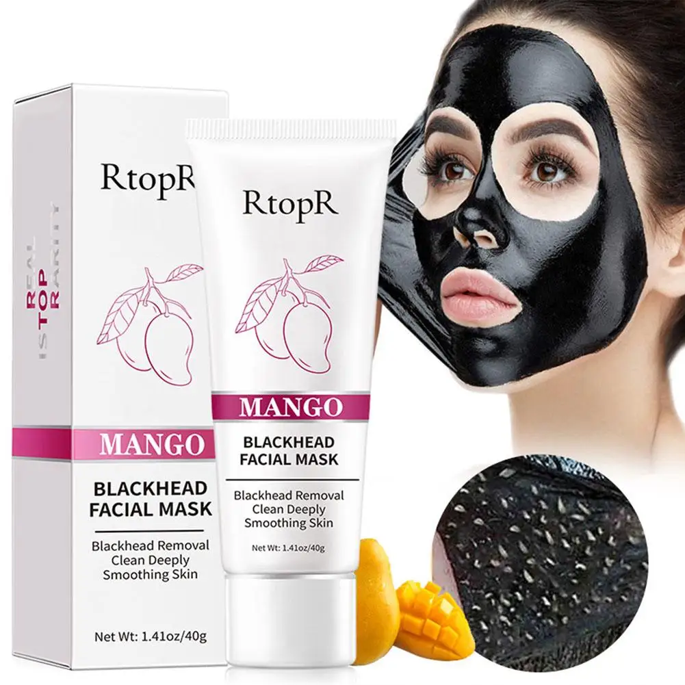 

Mango Blackhead Remover Nose Pack Facial Cleansing Mask AcneSkin Strip Care Pore Shrink Cream Firming Treatment Whitening U1O6