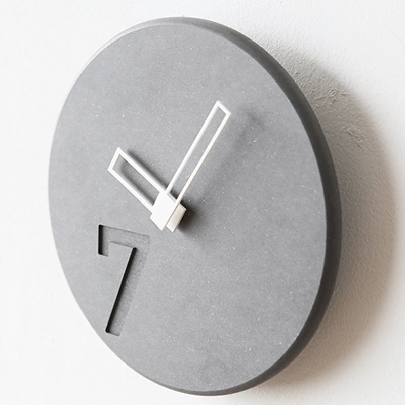 3d Wooden Clock Small Wall Clock green  