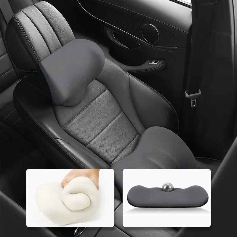 Super Fit Car Headrest Pillow, Car Pillow for Driving with Adjustable  Strap, 100% Memory Foam Neck Pillow, Breathable Removable Cover & Ergonomic