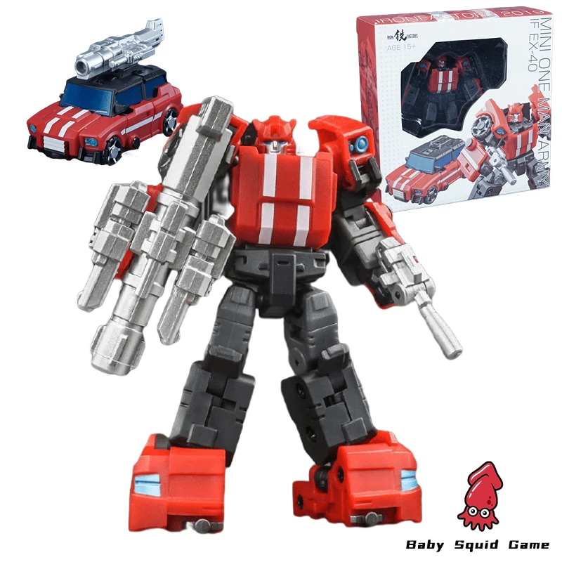 

Original Stock IronFactory EX-40MiNi One Man Army Small Proportion Deformation Toy Action Figure Model Toy Collection Hobby Gift