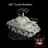 Toys HENG LONG 1/16 7.0 Plastic M4A3 Sherman 3898 360° Turret Barrel Recoil RC Tank TH17669-SMT4 2