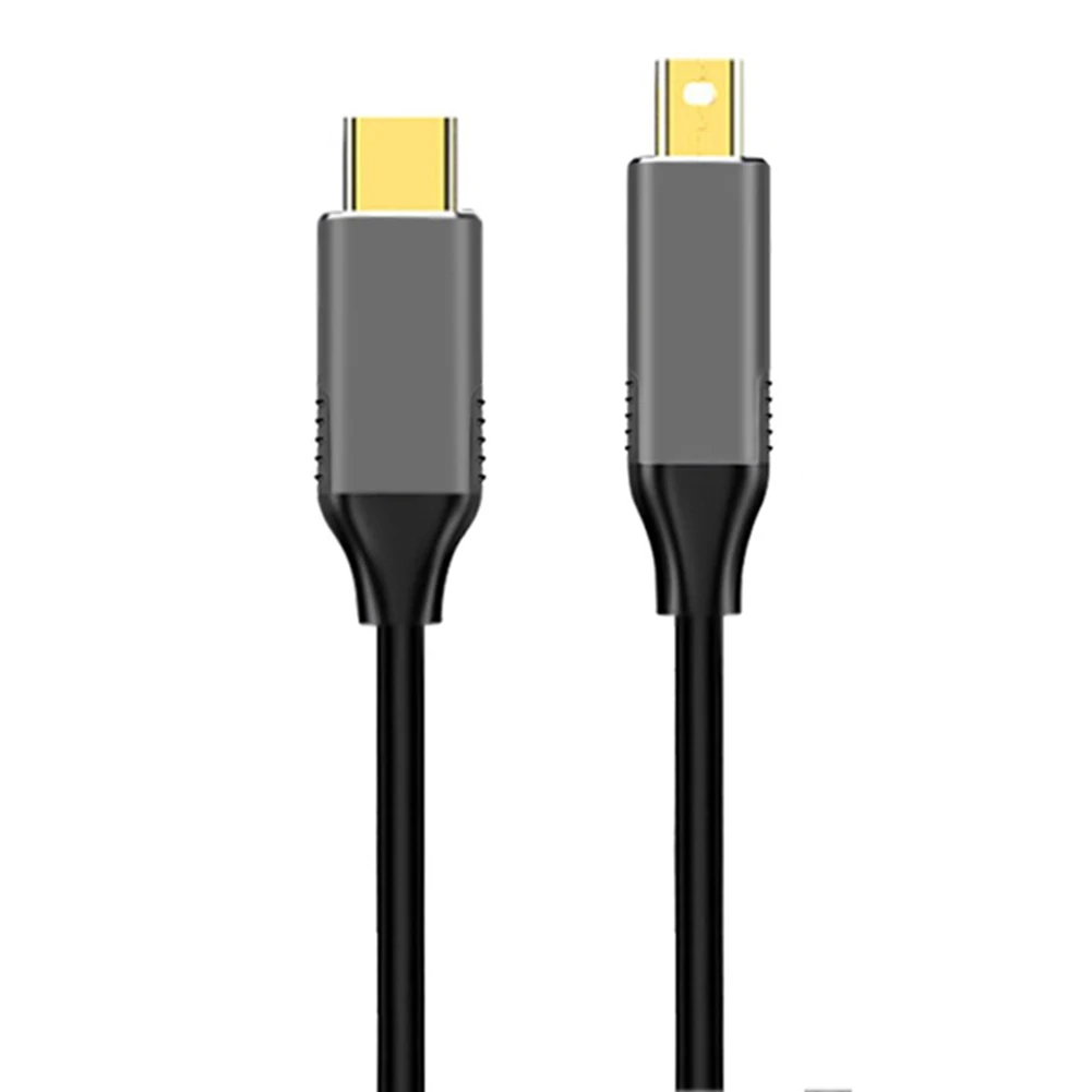 USB C-미니 디스플레이 포트 케이블, USB-C-미니 DP 변환기 케이블, 노트북 및 태블릿에서 미니 DP 모니터로 USB-C, 4K, 60Hz