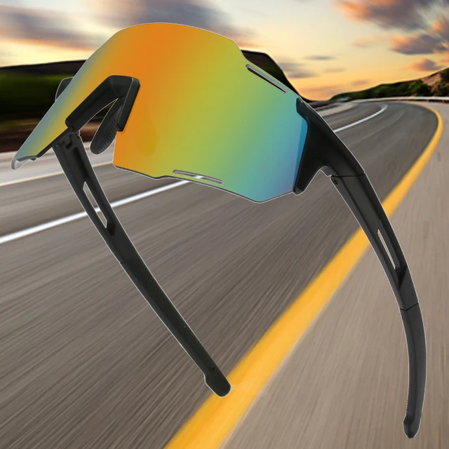 JSJM-Gafas de sol de ciclismo para hombre, lentes a prueba de