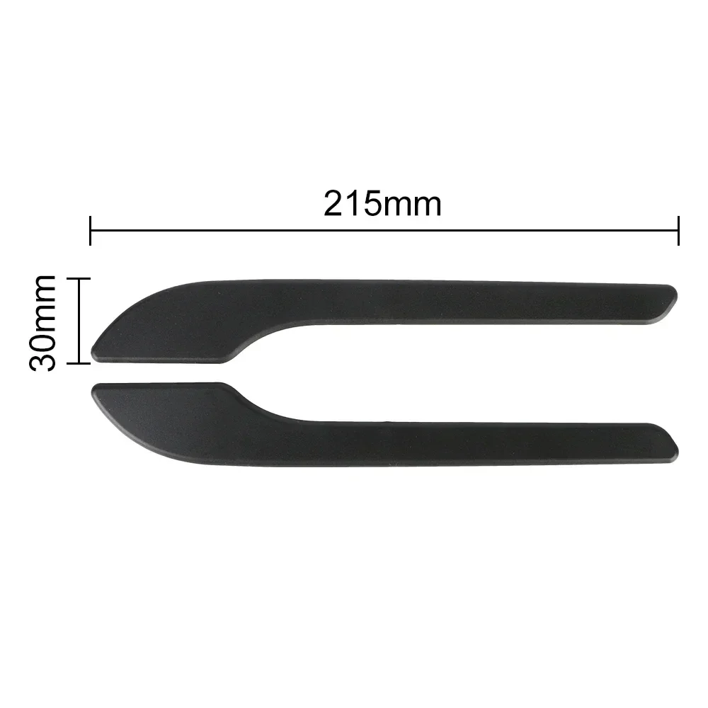 For Tesla Model 3 Model Y Model3 Carbon Fiber Black Chrome Car Door Handle Cover Trim Sticker Styling Auto Accessories
