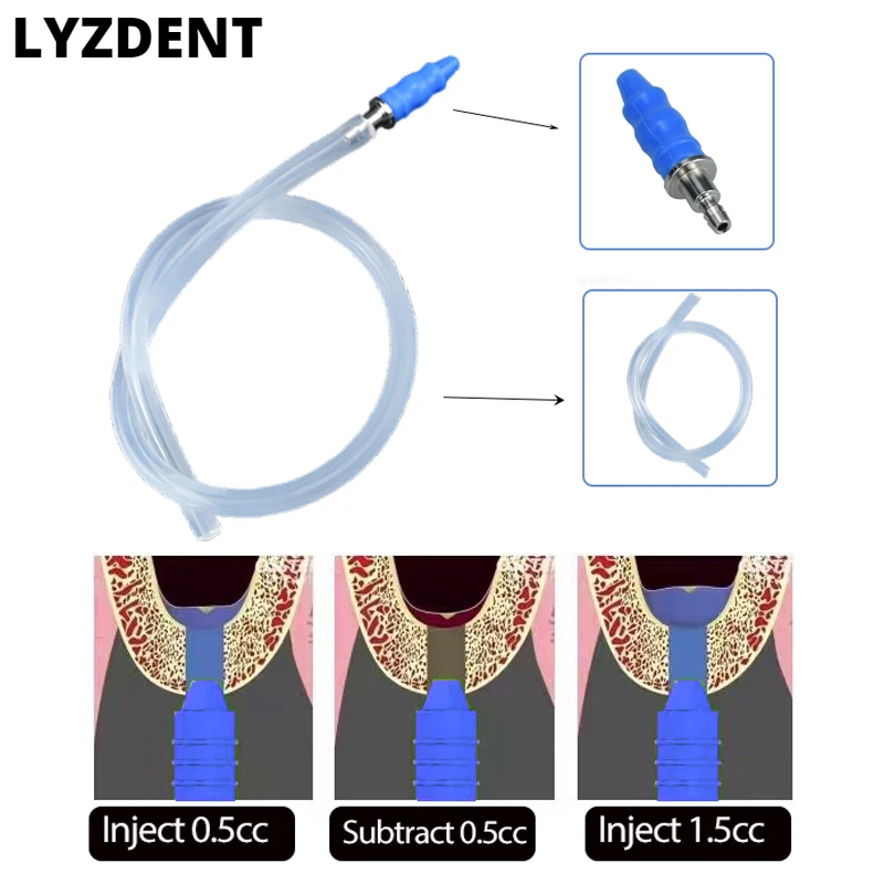 

LYZDENT Dental Implant Water Pressure Head and Pipe Suit Implant Hydraulic Head Injection Hydraulic Drill Water Lifti Tool