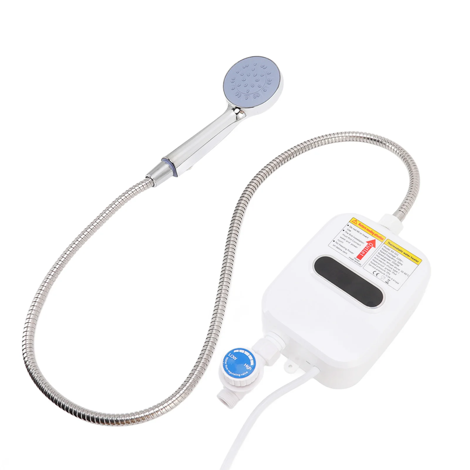 Mini Water Heater Mini Electric Water Heater Instant HD EU 220V Temperature Sensing Tech 3500w Electric Shower Boiler for Home