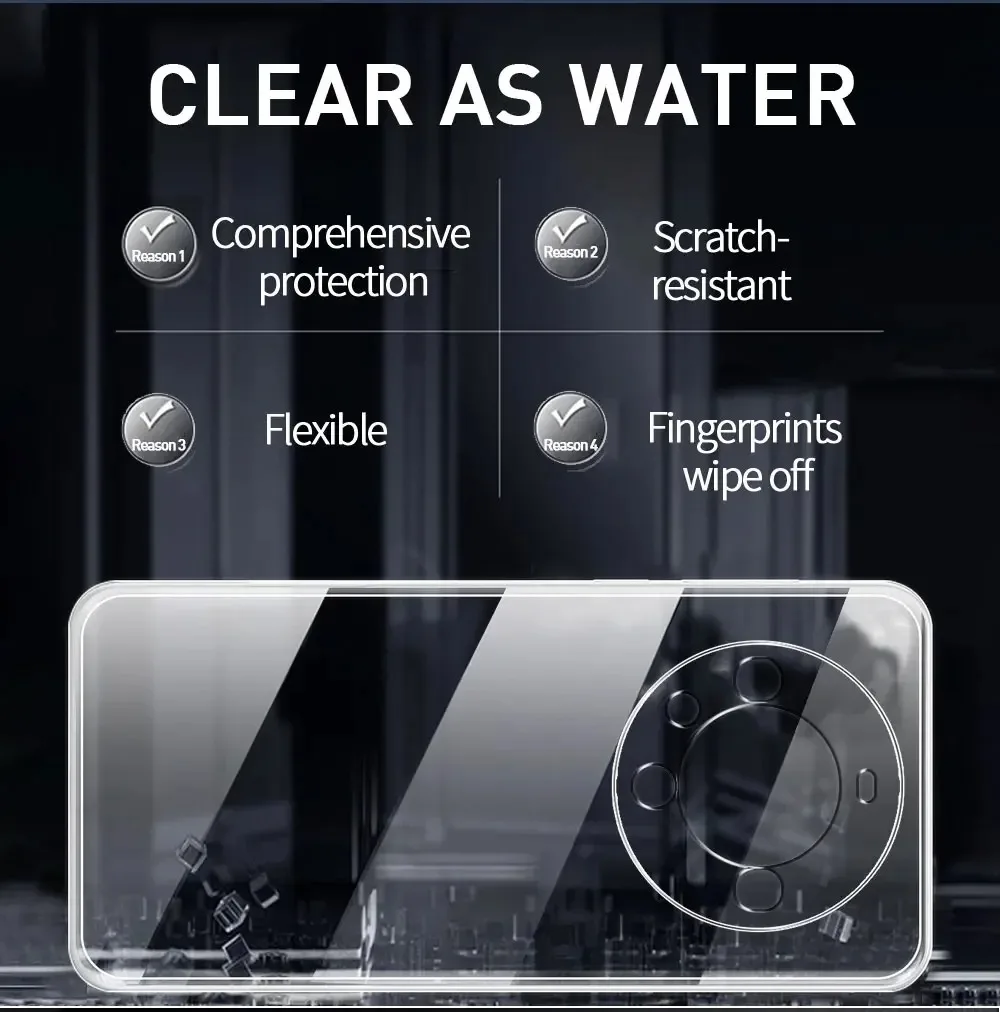 Ultra Thin Transparent Silicone Phone Case - Soft TPU Cover