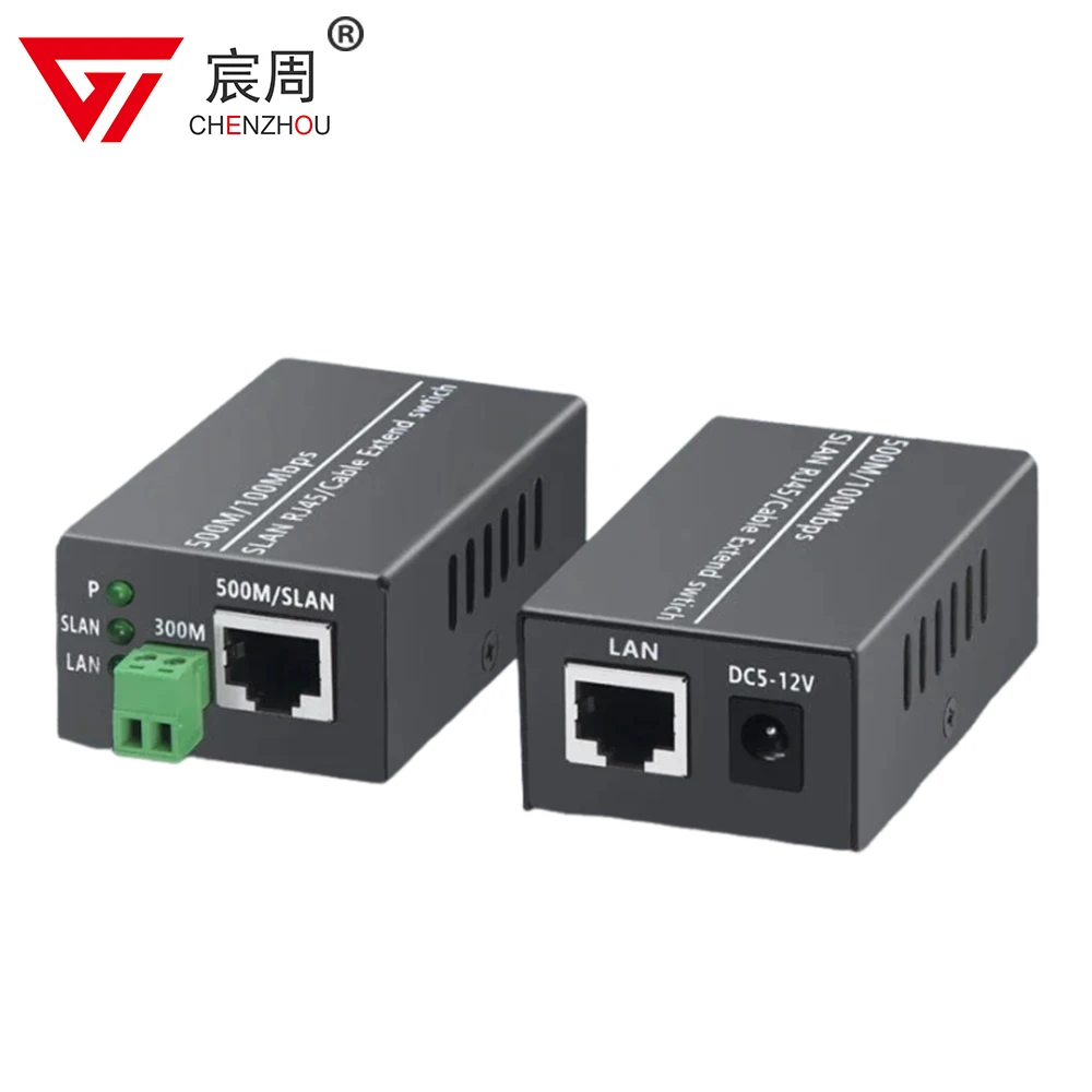 Удлинитель Ethernet скрученной пары, медиаконвертер 300 м, Ethernet через RJ45 Cat5/6, сетевой кабель 500 м для HD сетевой IP-камеры