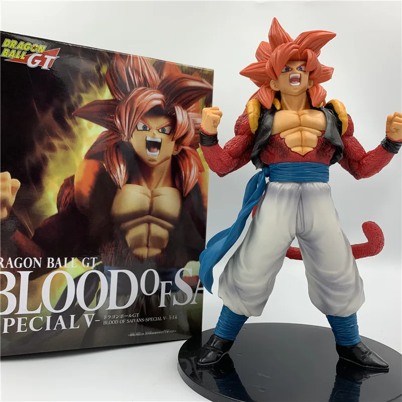 22Cm Dragon Ball Gt Vegeta Goku Ssj4 Blood Of Saiyans Pvc Action Figures Collection Model Toy For Children Anime Gift