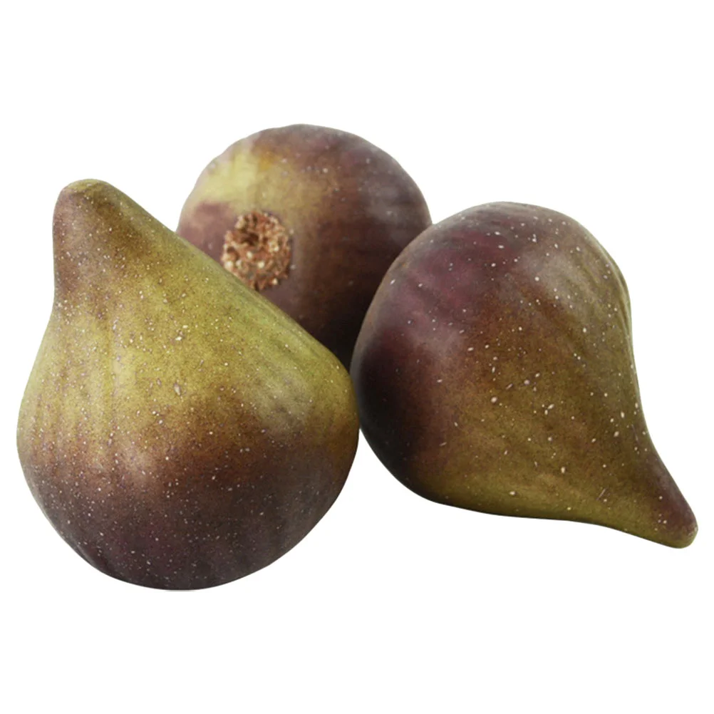 3 Pcs Artificial Fruits and Vegetables Decorations Simulated Fruits Toys Realistic Models Creative Lifelike Faux Plastic Simulation Film Props