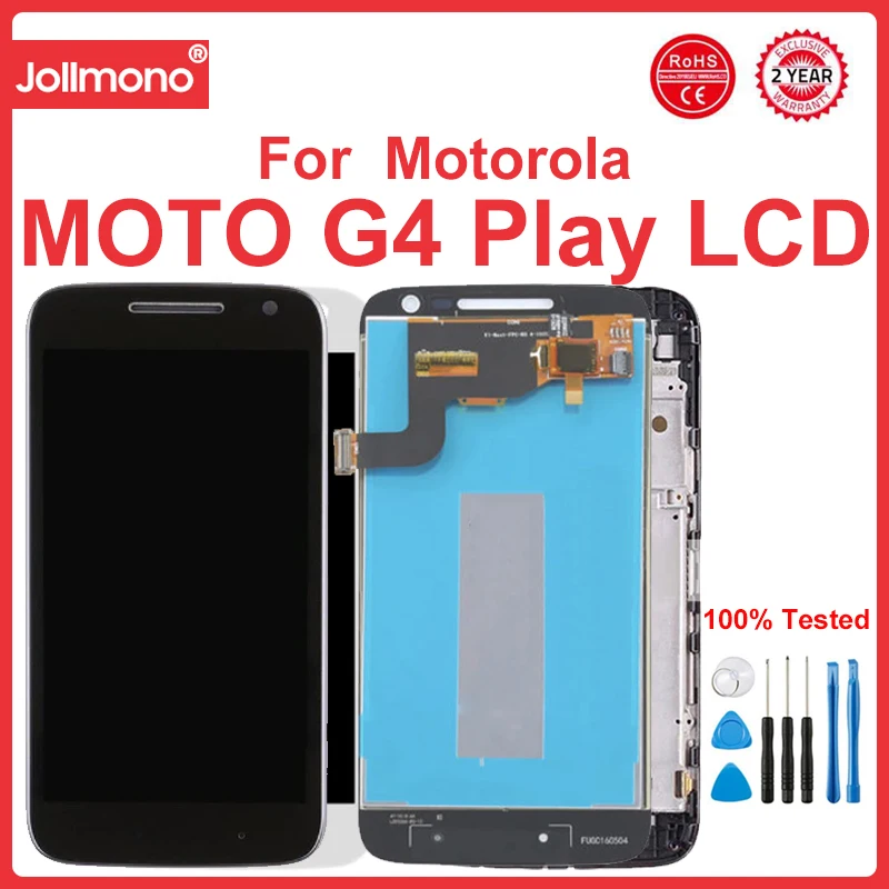 

5.0" LCD For Motorola MOTO G4 PLAY LCD Display Touch Screen Digitizer Assembly Xt1601 Xt1602 XT1603 Xt1604 For MOTO G4 Play LCD