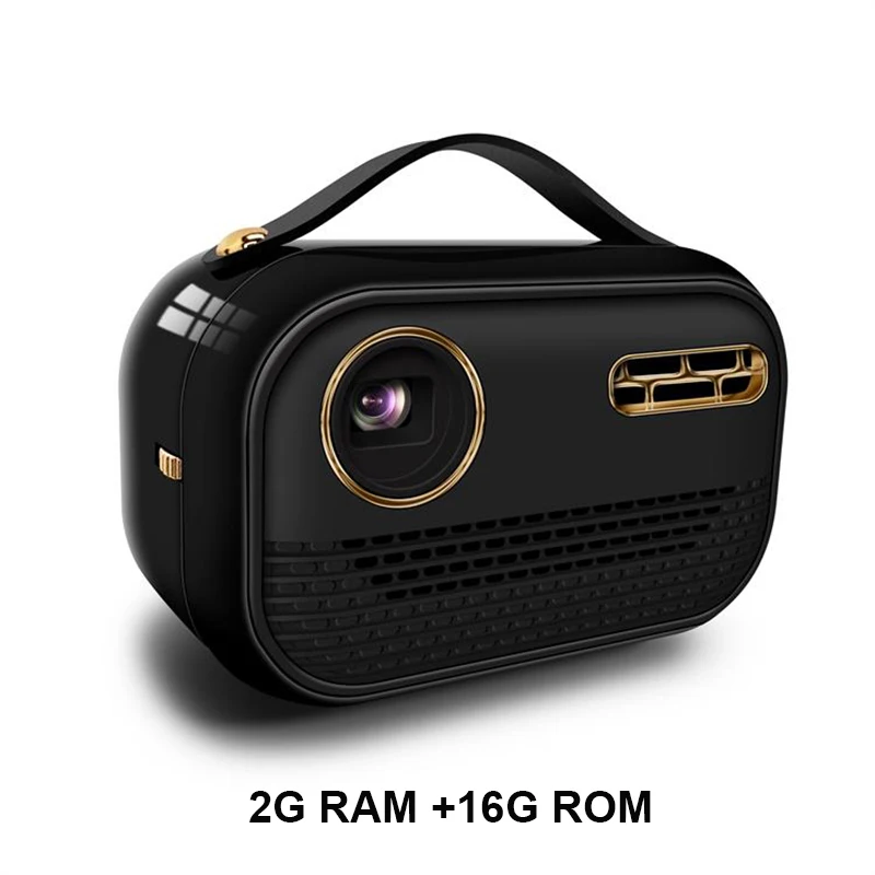 Smartldea Newest Arrive P16 Smart Mini Projector Android9.0 5G wifi BT HD1.4 video proyector 4K 3D game Beamer 4G+32G OPTION 3d projector Projectors