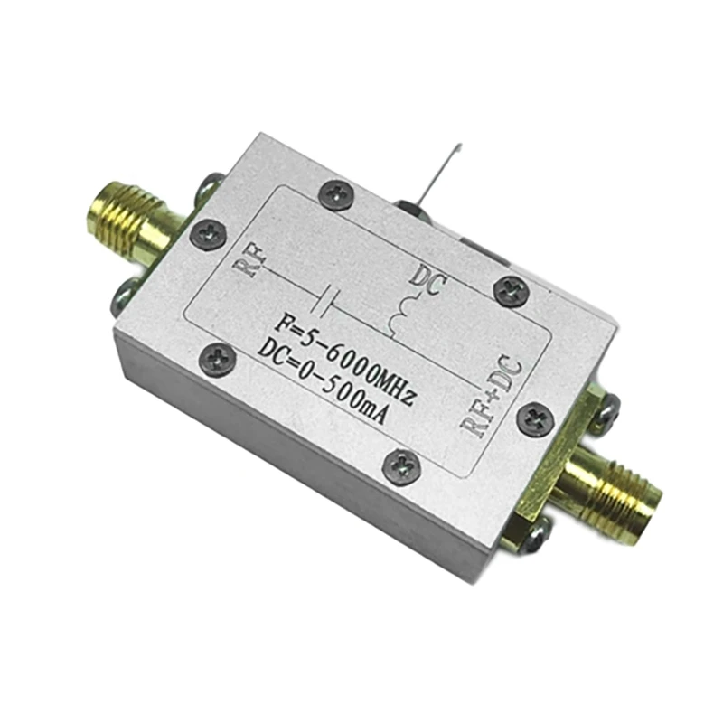 

50Ohm RF DC Block Biased Frequency Range 10 - 6000 Mhz Biased Electronic Components Industrial