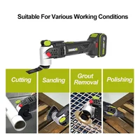 Worx WU690 20v Brushless Motor Sonicrafter Oscillating Multi-Tool SDS Chuck 6 Speeds（Without battery and charger） 2
