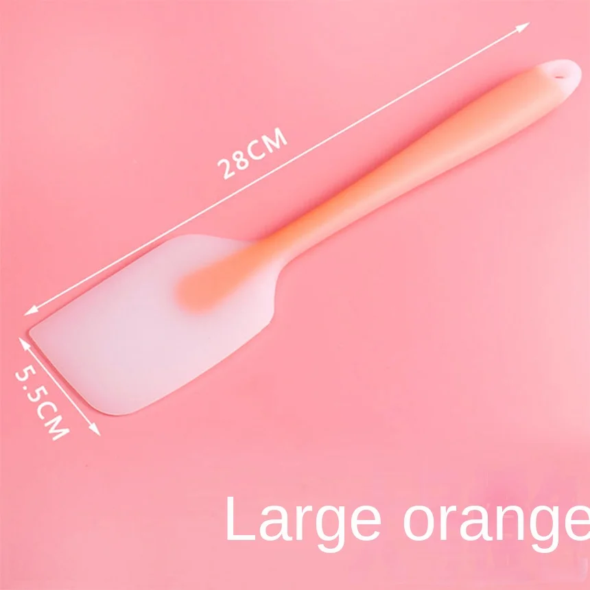Kitchen Spatula Silicone Spatula Translucent Cake Spatula Cream Blender Knife High Temperature Resistant