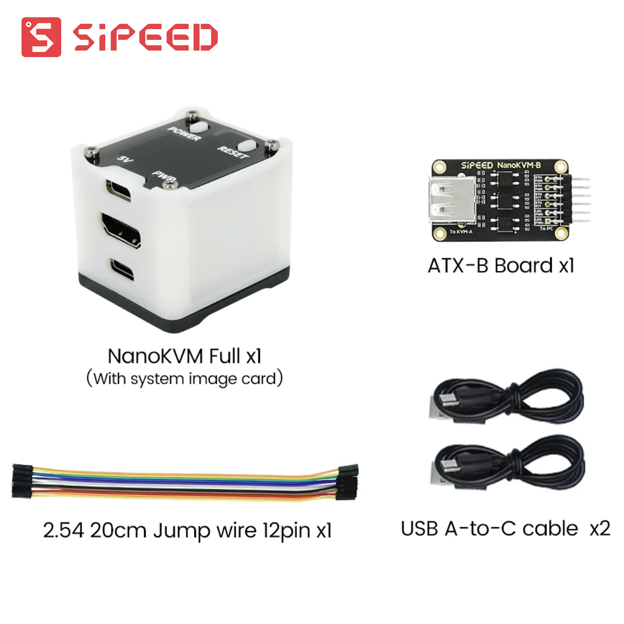 Sipeed NanoKVM Lite / NanoKVM Full（Black or White）Mini Remote