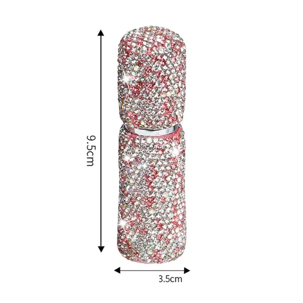 5ml 10ml Portable Perfume Spray Bottle Rhinestone Inlaid Refillable Leakproof Travel Mini Cosmetics Sub Bottle Container