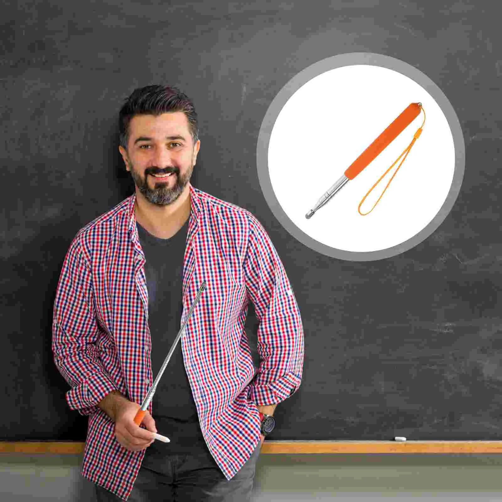 Whiteboard Indicator Stick Handheld Pointing Stick Reusable Pointer Stick Reading Indicator Stick Retractable Pointer Indicator