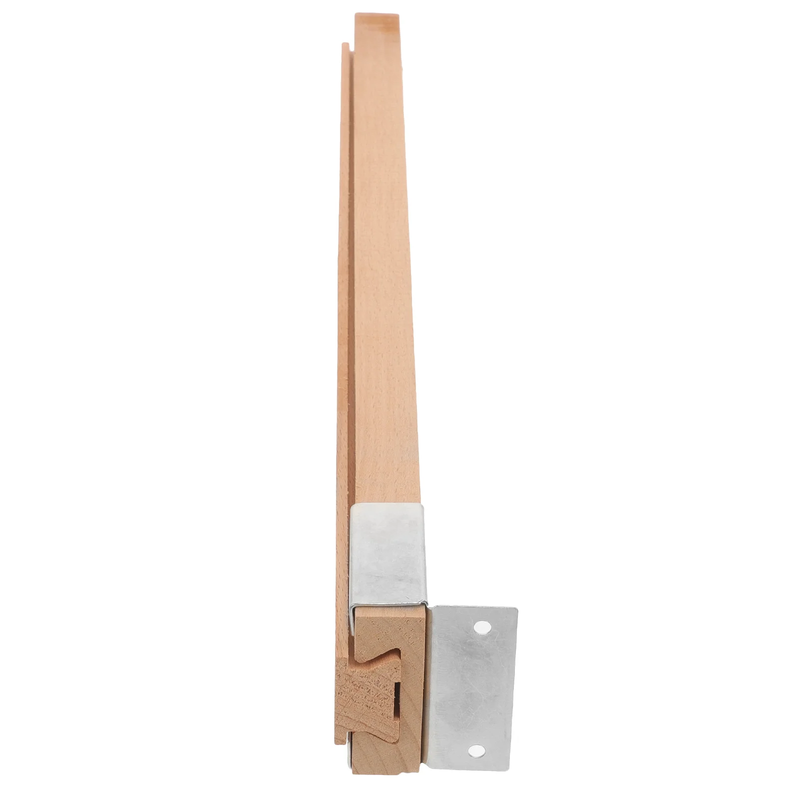 Solid Wood Drawer Slides Dresser Glides and Hardware Furniture Replacement Parts Track Guides Wooden Iron Rails