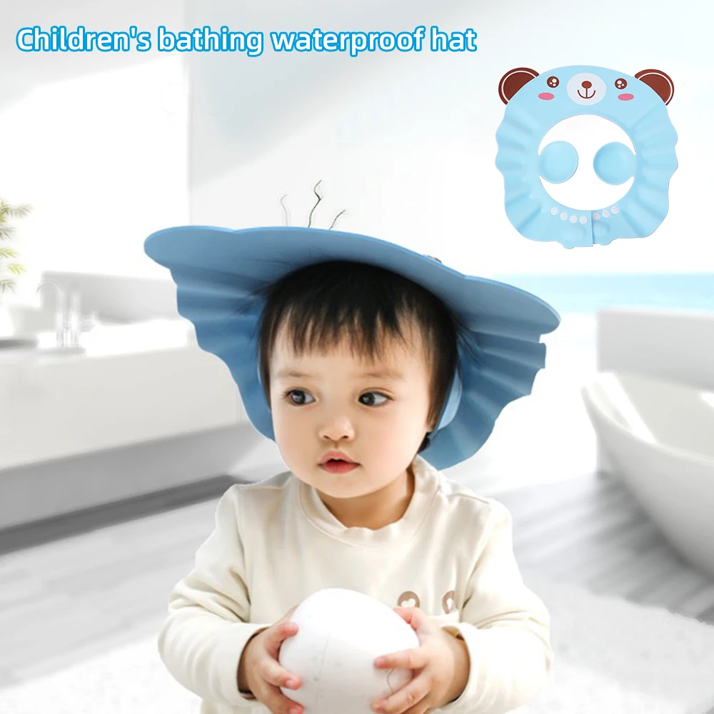 Generic Cap Shampooing pour bébé & Enfant En Bas Âge Chapeau Maillot de  Bain Bonnet de Douche Bébé / la plage /Réglable avec protection Oreilles à  prix pas cher