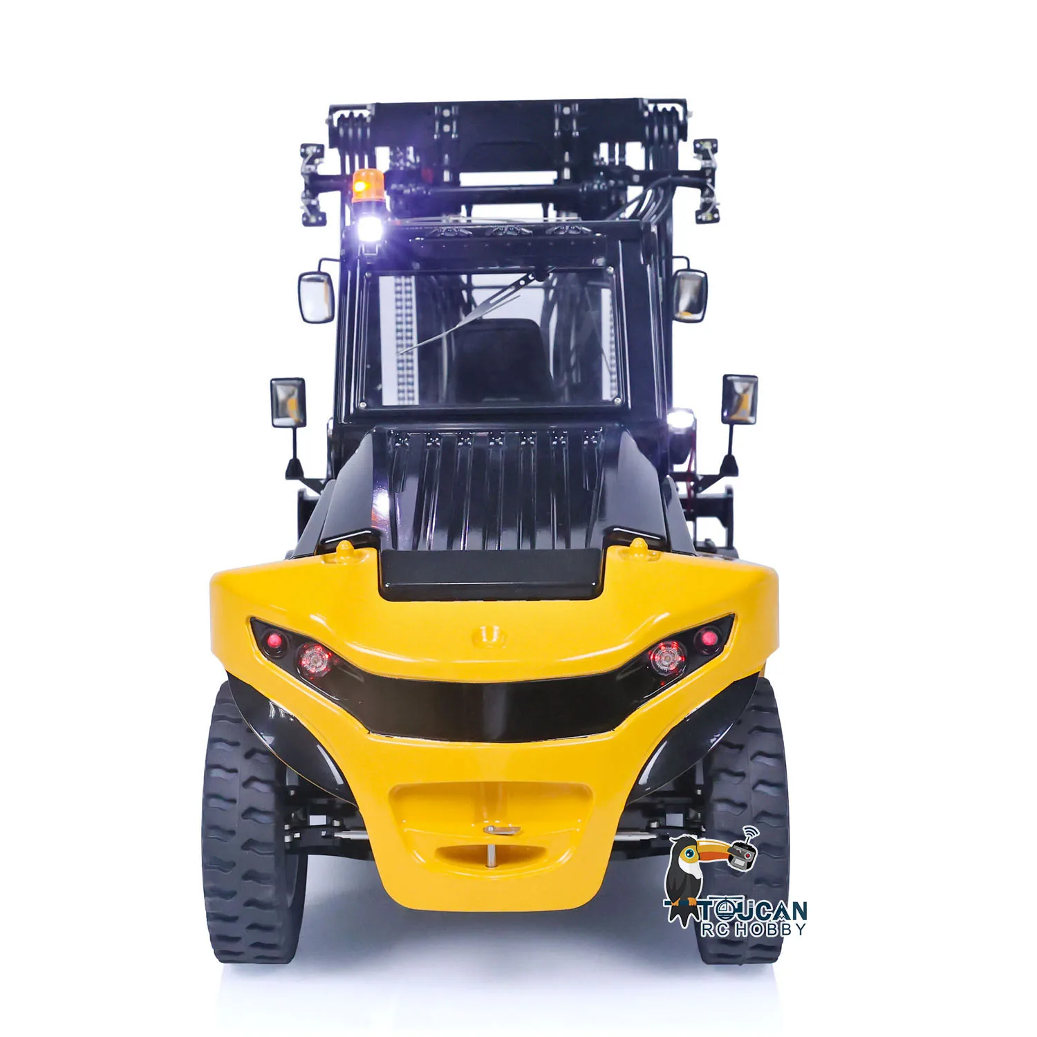 LESU RC Hydraulic Metal Forklift RTR Aoue-LD160S 1/14 Engineering Vehicles Cars Model Painted Assembled Truck Toys THZH1570 3