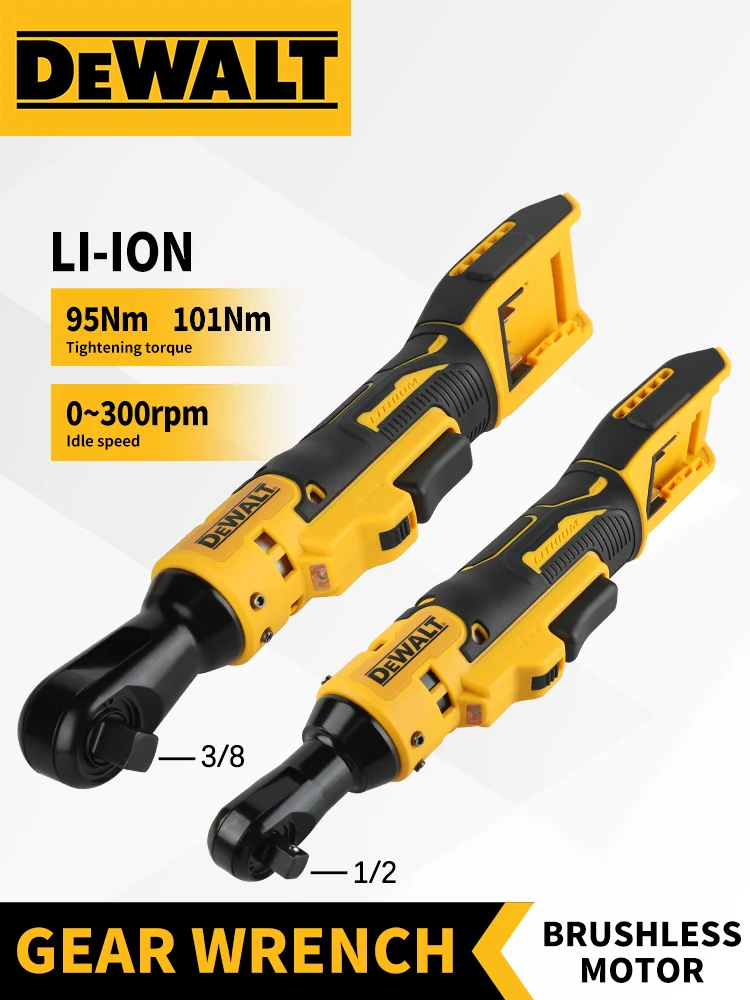 디월트 DCF513DCF512 브러시리스 라쳇 직각 렌치 LED 무선 드라이버 가변 속도 파워 렌치 전동 공구