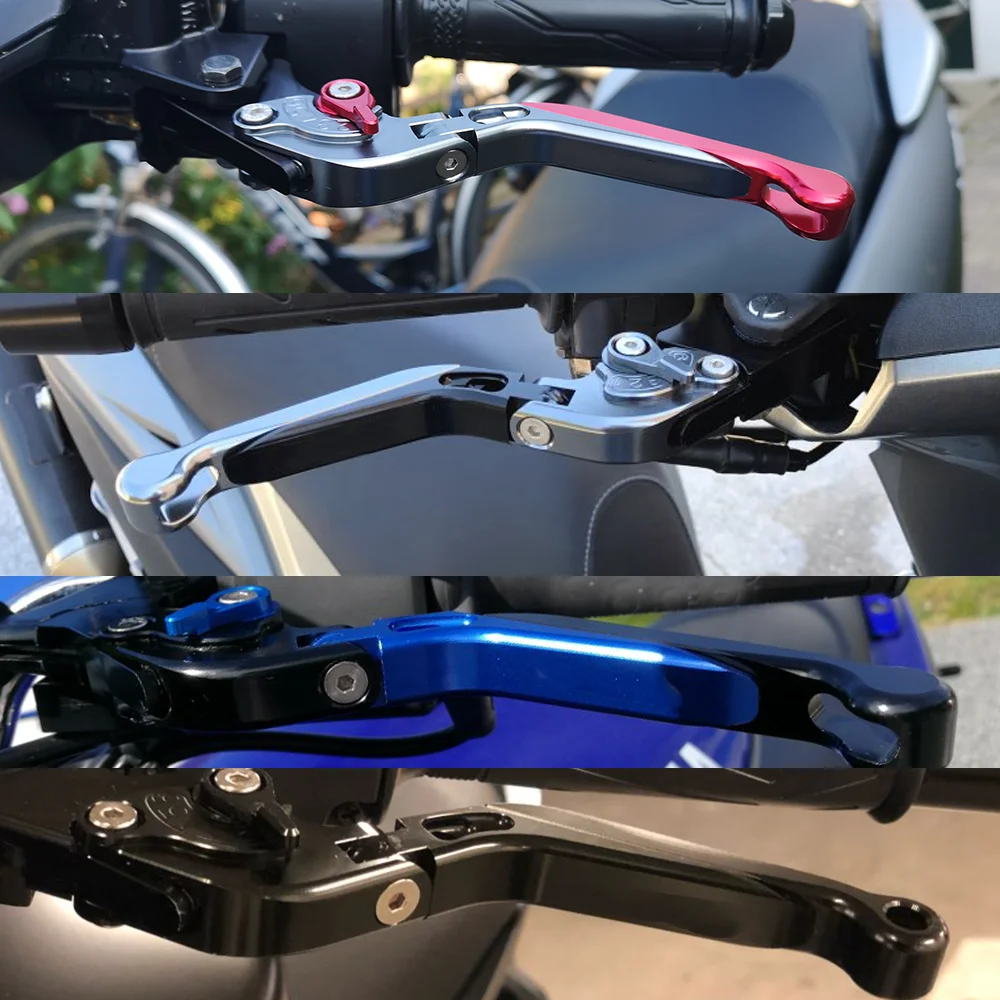 Motorcycle Clutch Brake Lever Aluminum Extendable Adjustable Foldable Levers for Suzuki GSF 650 1200 1250 Bandit GSF650S GSF650N