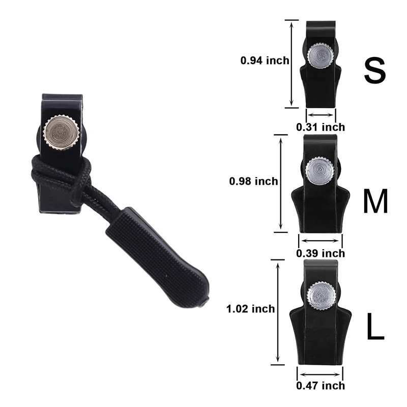3 Different Size Zipper Repair Kit Universal Instant Fix Zip Replacement Bad Buckle DIY Sewing Tools