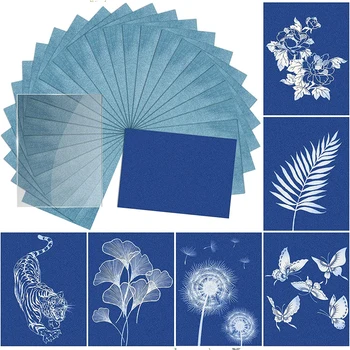 Sun Print Paper DIY Cyanotype Art Kit 1
