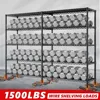 1500LBS Storage Shelves 61.2''W Wire Shelving Unit 5 Tier Metal Shelving for Storage Rack Shelves for Storage Heavy Duty 2