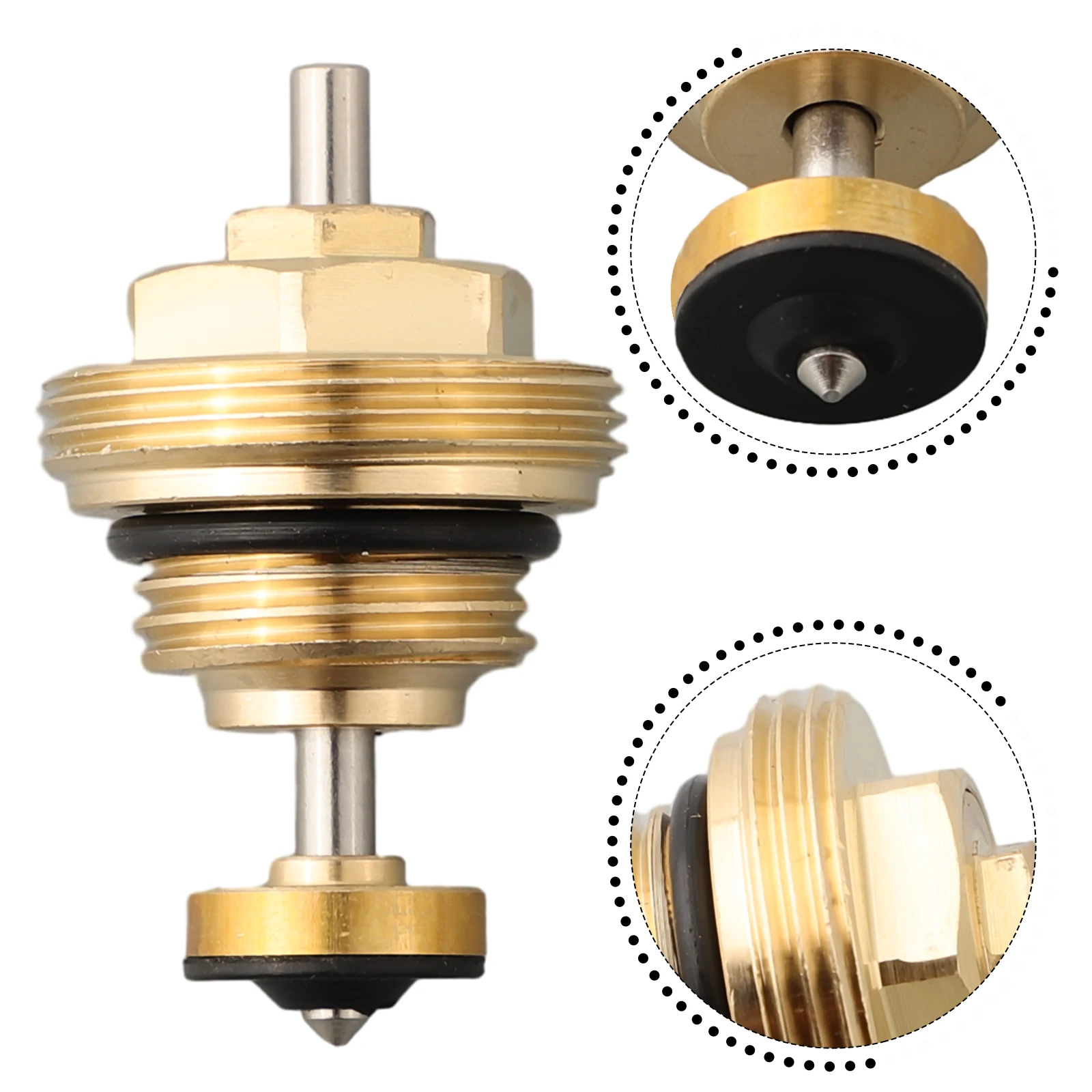 

Латунный возвратный штифт, сердечник клапана M30x1.5 для UFH, привод, напольный отопительный коллектор, распределительные инструменты для воды, товары для дома