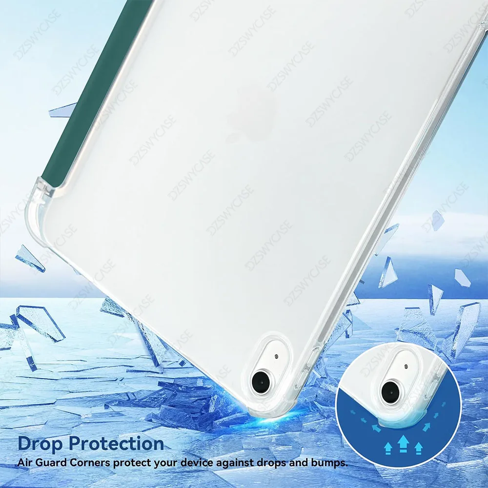 Slim Translucent TPU Back Case with Pen Holder