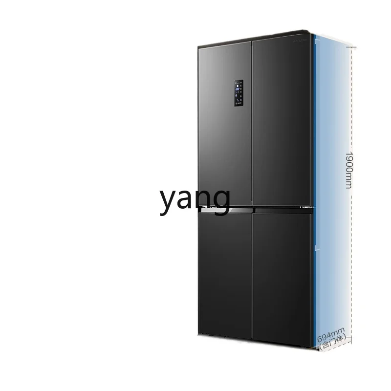 YJQ 501L dual system cross folio four doors large capacity air cooled ultra thin embedded refrigerator