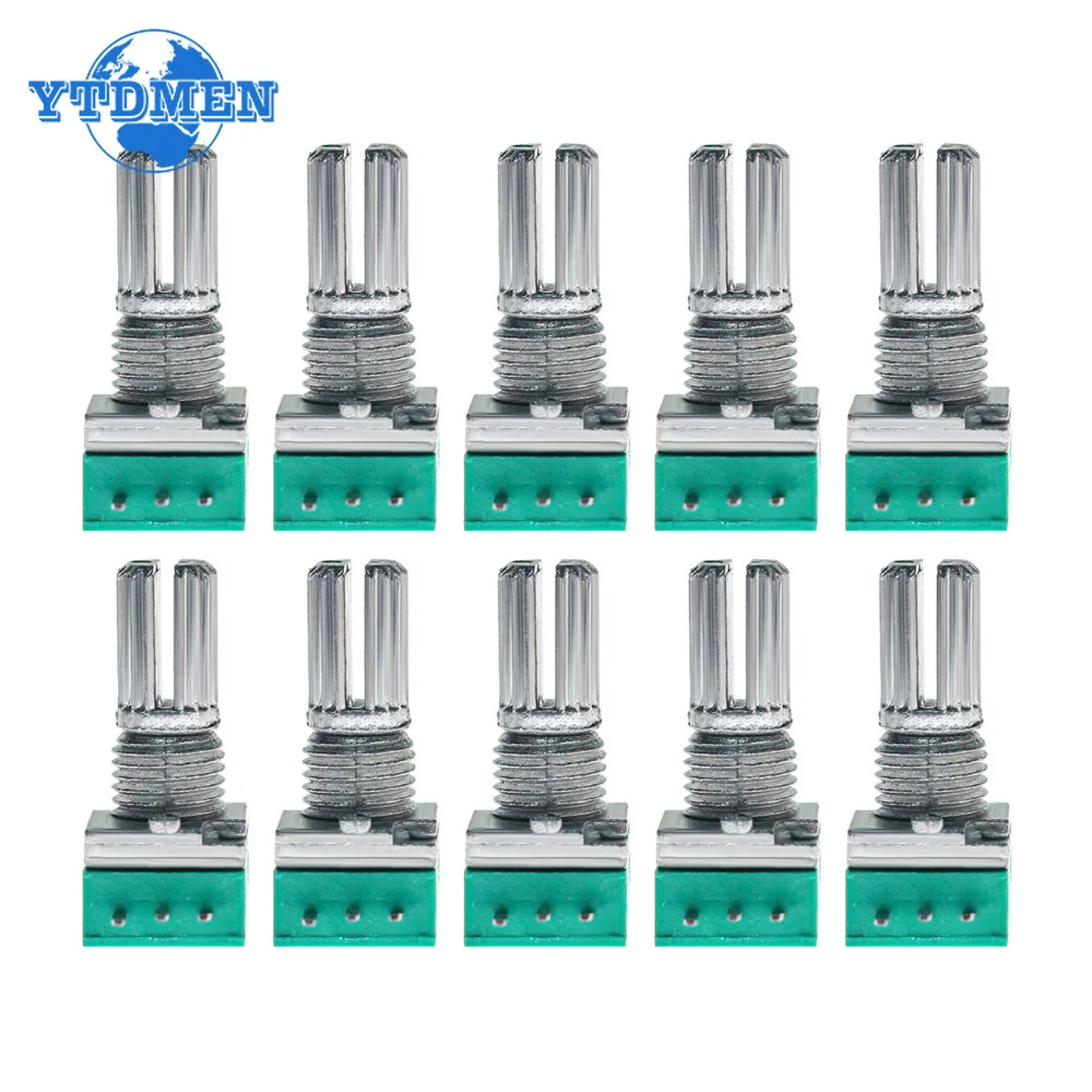Potentiometer Kit 5PCS Potentiometer 3Pin RK097N B100K B1K B5K B10K B20K B50K B500K RK097