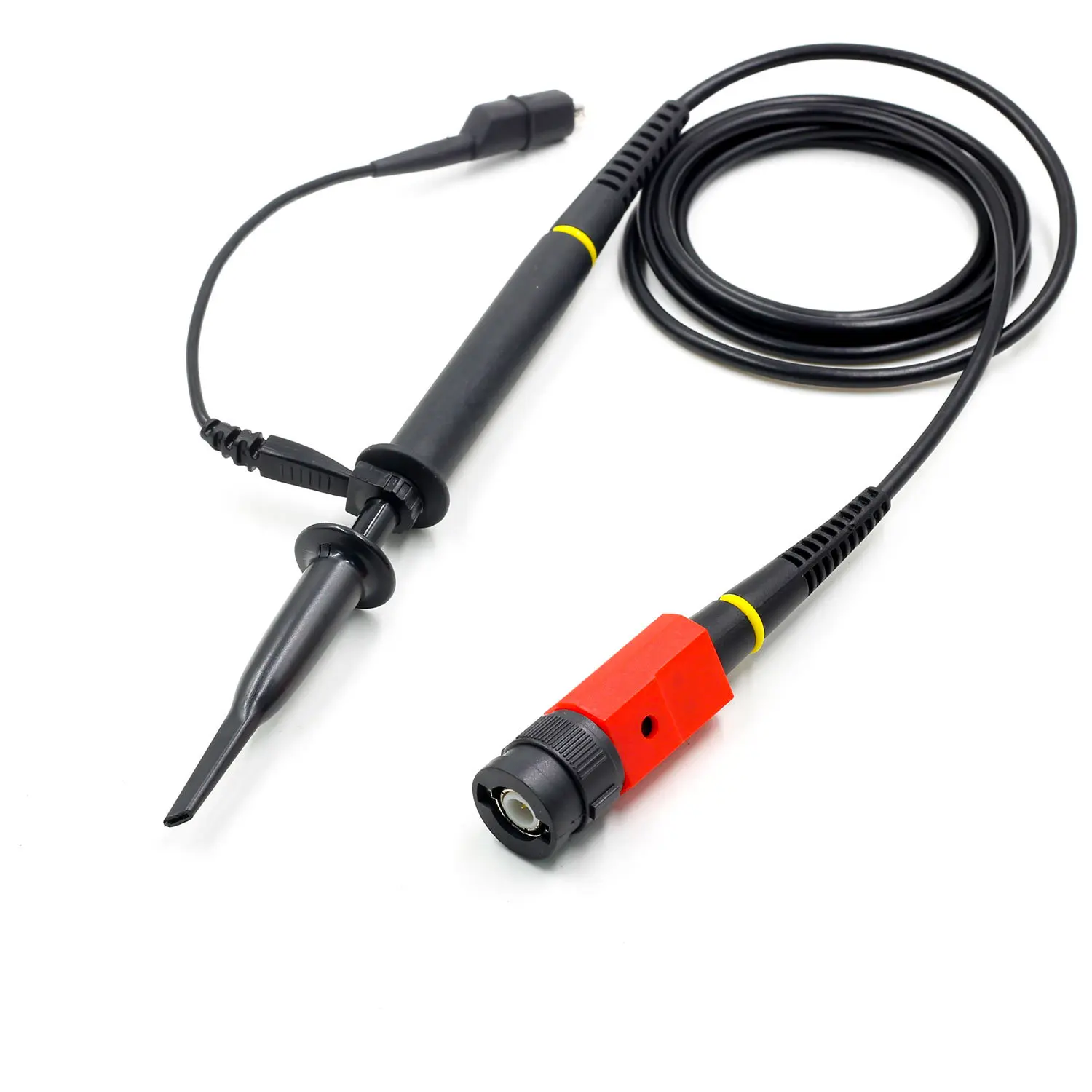 Description Picture 5 of itemHantek P4100 High Voltage Oscilloscope Probe 100:1 2KV 100MHz 100X Safety BNC Connector for Oscilloscope Adjustable attenuation