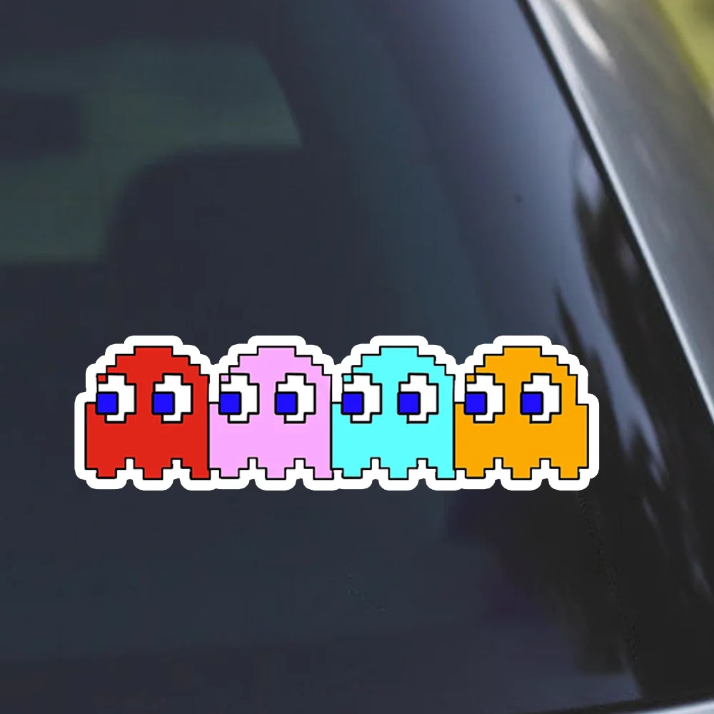 

Милые Мультяшные забавные Автомобильные Наклейки для декора, Аксессуары для автомобилей, водонепроницаемые мотоциклы, фургоны, искусства