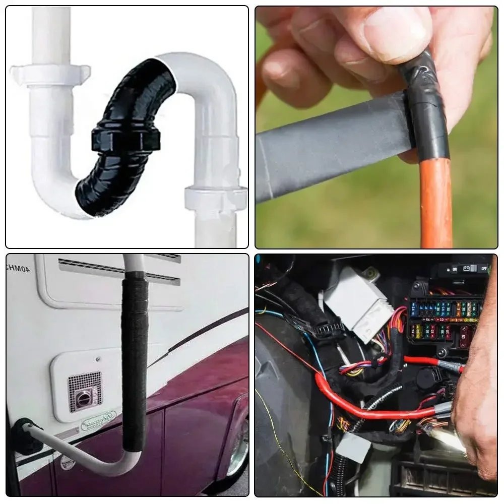 자체 융합 실리콘 밴드 실리콘 테이프 수리 테이프 방수 테이프 전선 누출 방지 고무 호스 테이프 씰링 스트립