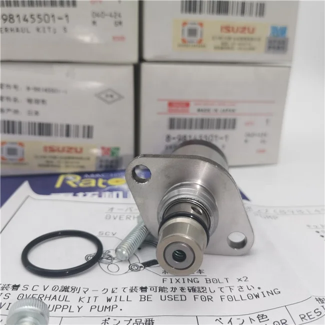 Genuine 4JJ1 SCV Valve 8981455011 8981454841 Suction Control Valve 294200-2760 8-98145501-1 8-98145484-1