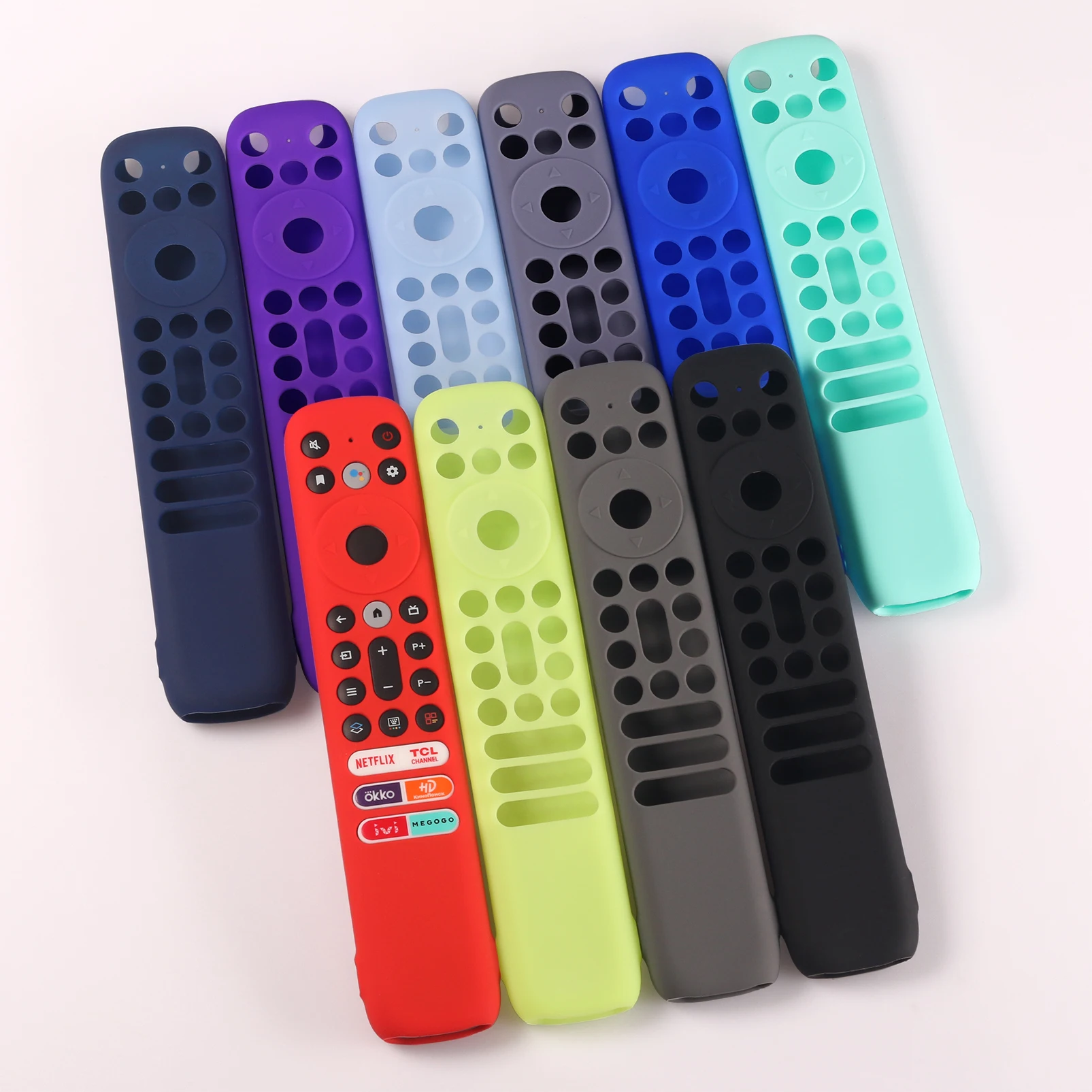

New Silicone Case For TCL RC902V FMR1 FAR2 FMR4 Voice Remote Control Cover For TCL 55R646 55S546 65R646 65S546 75R646 75S546 TV