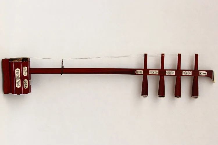 Treble Sihu rosewood bone carving Mongolian stringed instruments